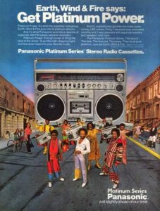 Earth Wind and Fire Vintage audio advertisment 60ies 70ies